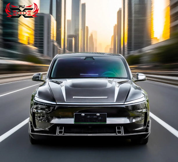 Suitable for Tesla Model Y modified CMS new version front lip, front bumper, front spoiler, carbon fiber spoiler