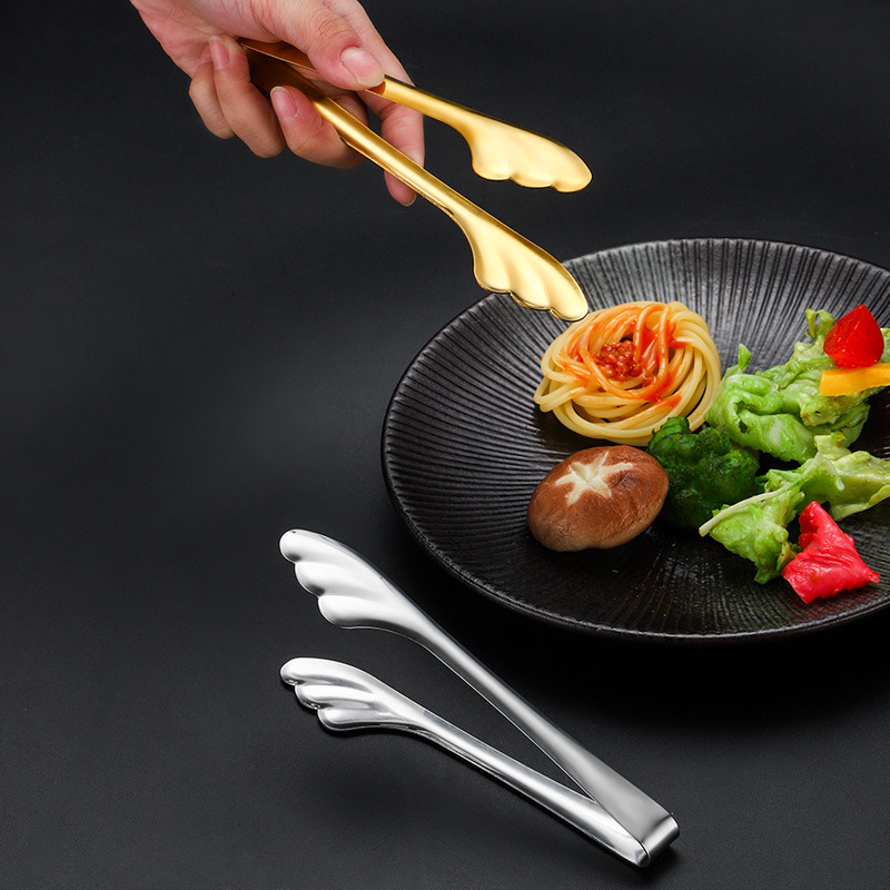 Wings Stainless Steel Food Clip Ice Clip Buffet Clip Salah Clip Commercial Barbecue Clip Anti-scalding Bread Clip Sugar Clip