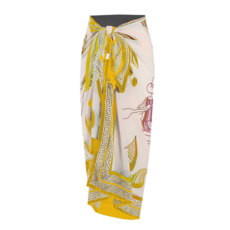 Maillot de bain une pièce avec nœud, couleur unie, ensemble français, couvrant le ventre, amincissant, pour femmes, nouvelle collection 2024_voghion.com