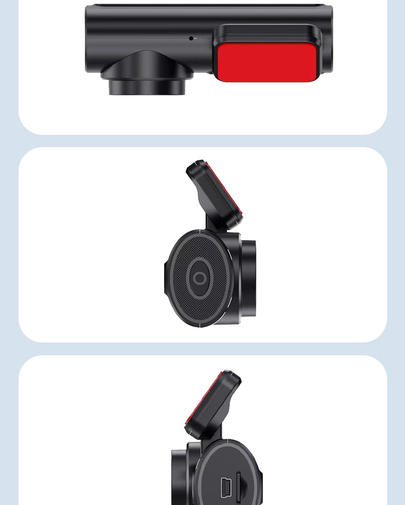 1080P HD Mini Dashcam with Night Vision Enhancement for Parking Monitoring in Car