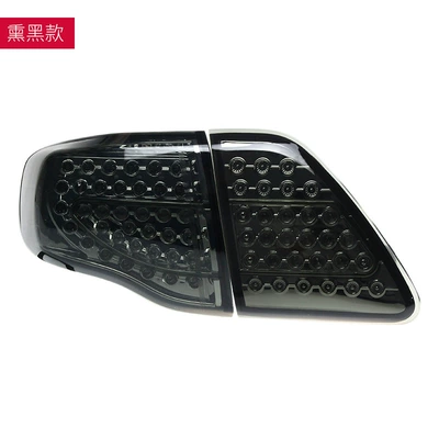 Suitable for 07-10 Corolla taillight Tail light - 08-10-corolla-blackened-led-taillight-assembly-one-set