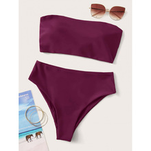 Z 94391 Printed Bandeau Bikini ӡ��Ĩ�رȻ���羳����ͨ