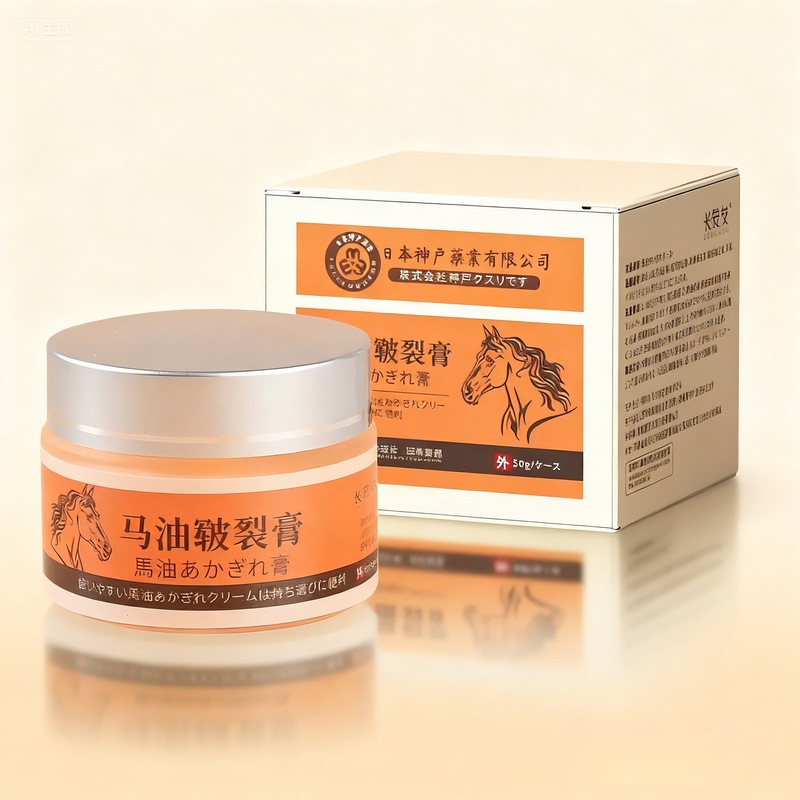 马油皲裂膏手足冻疮干裂膏滋润皮肤修护手霜脚裂足跟裂膏马油膏|undefined
