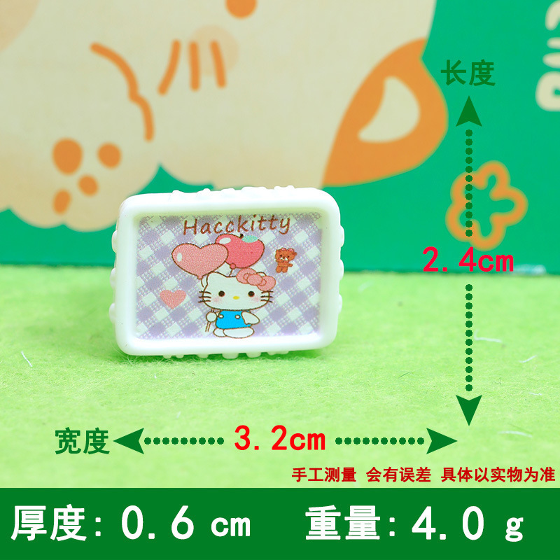 漫画カラフルなピンチプレートクリエイティブ手作り diy クリーム接着剤アクセサリー樹脂小さなアクセサリージュエリー材料バッチ|undefined