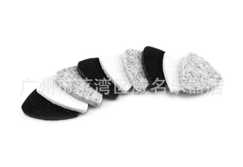 Ukulele special pick, wool shrapnel, special guitar pick, Ukulele pick gray