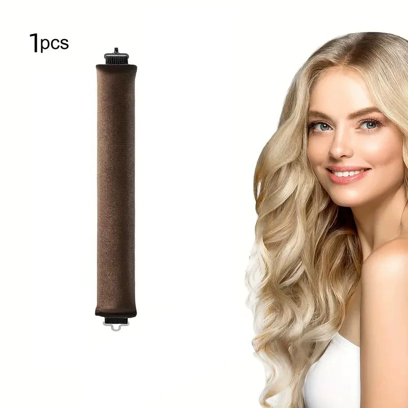 3-hook velvet hair curlers, big-wave sleep rollers set, multi-piece plush curling rods