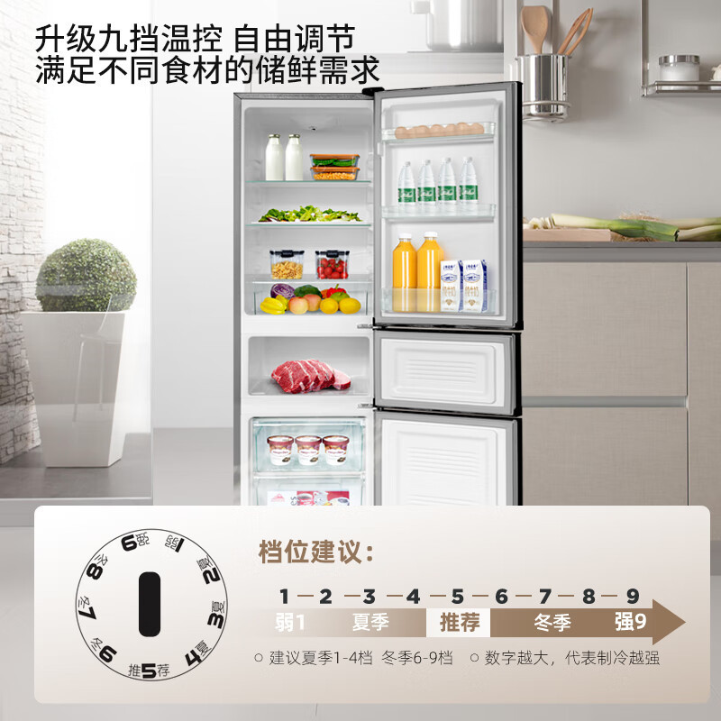 新飛双門三門家庭用冷蔵冷凍賃貸寮二門省エネ小型空冷冷蔵庫|undefined