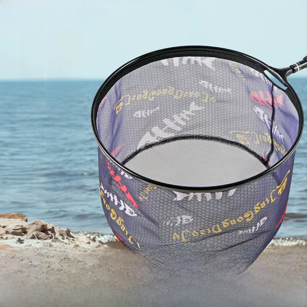 Fishing Net Head Without Hooks, Anti-Hanging Net Head, Fishing Gear Aluminum Alloy Net Head, Foldableable Fishing Net Bag