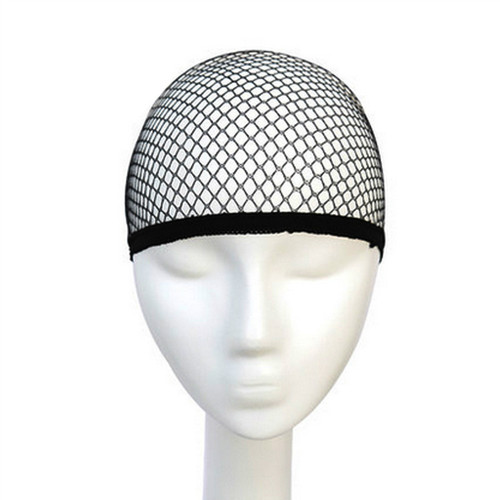 Wig hair net for women, black hair net with two ends, breathable, one-piece wear wig, gadget care accessories
