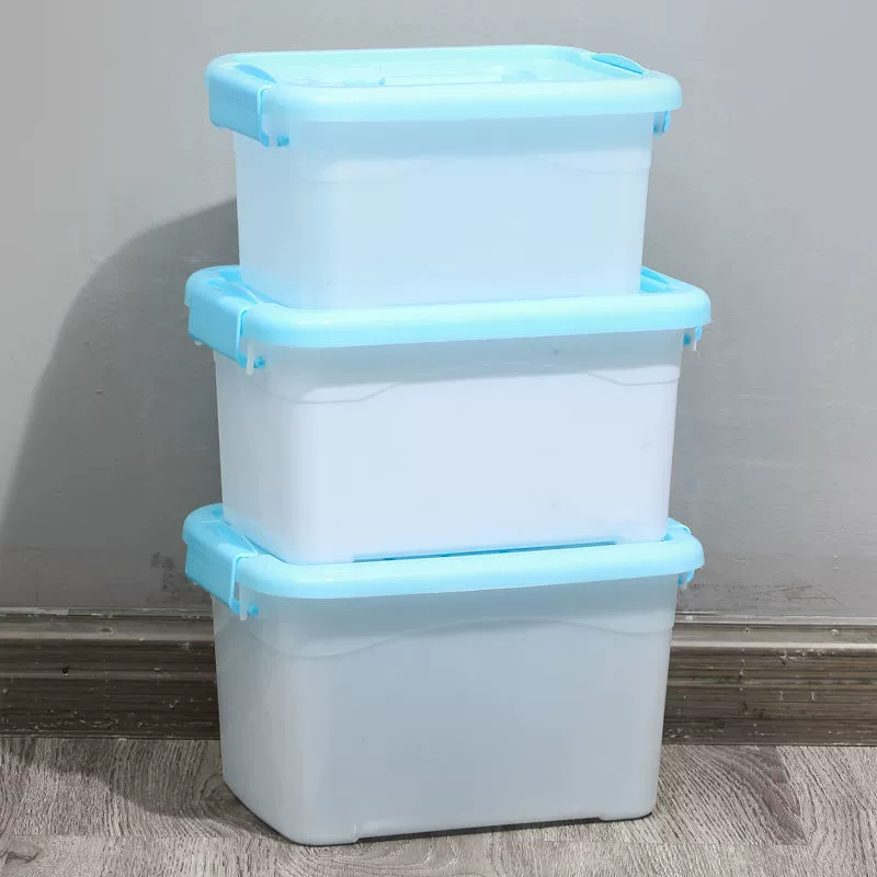 Transparent storage box, plastic table cosmetic toy