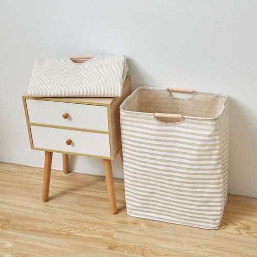 Dirt clothes storage basket bamboo fabric art storage basket Japanese dirty clothes basket laundry basket Nordic dirty clothes basket foldable