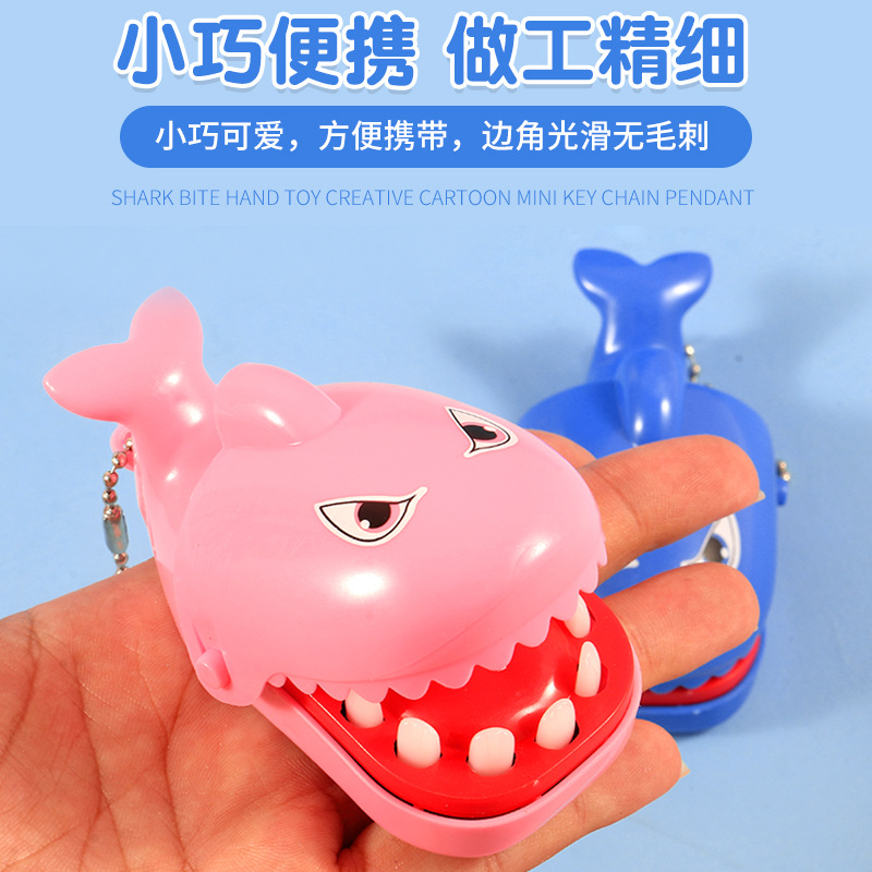 Mini mordedura de dedos juguetes de perros mordedura de manos niños interacción de padres e hijos parodia de dientes descompresión y descompresión artefactos mágicos