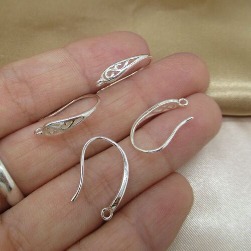 New high-end temperament S925 sterling silver ear hook earrings women's fashion Loulan earrings sweet earrings