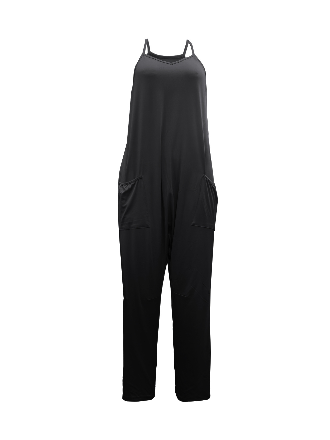 2285 estilo de estación independiente, pantalones de Amazon para mujeres europeas y americanas, tirantes de bolsillo, monos sueltos, mujeres