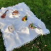 Picnic mat-creamy (high-quality cotton yarn)