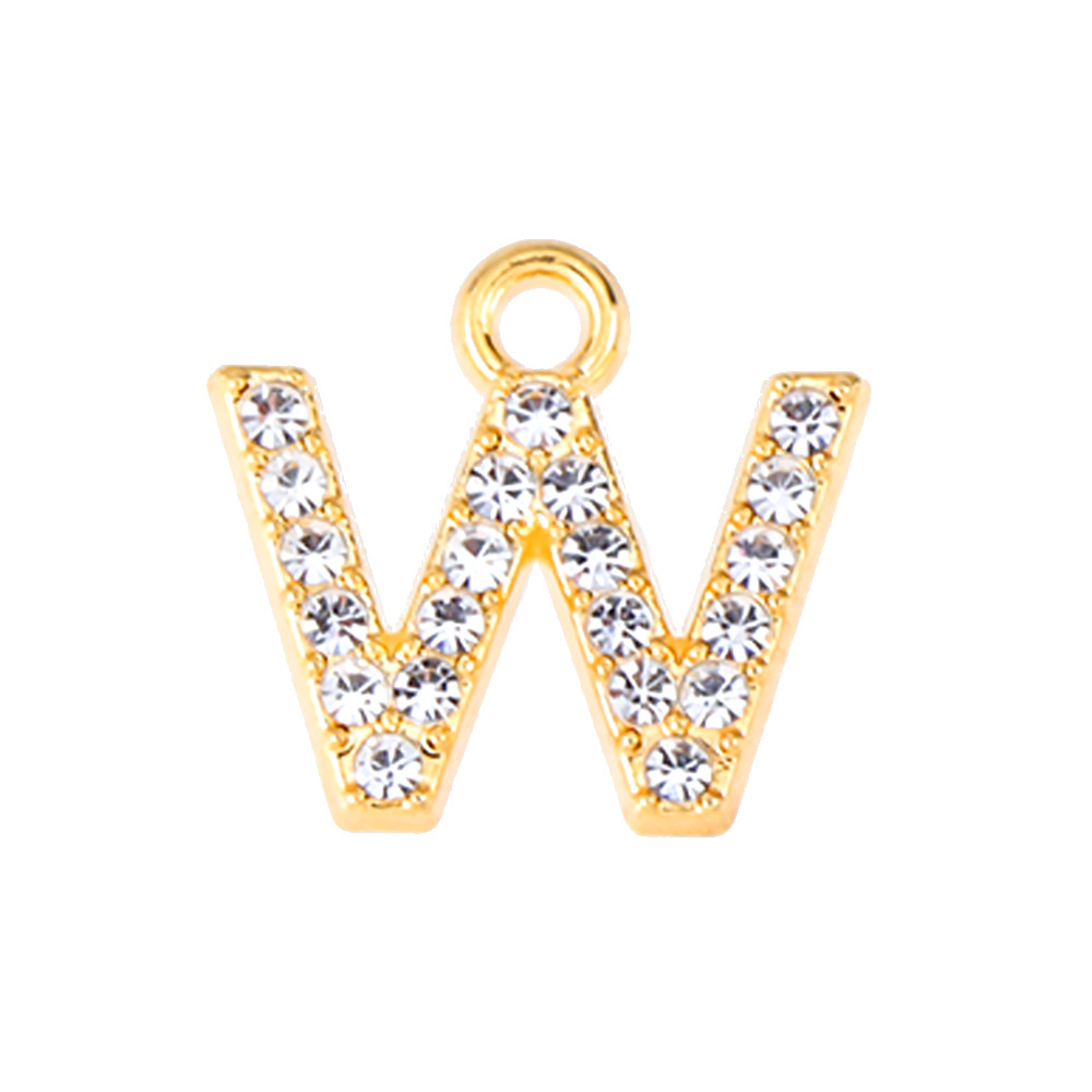 53g Weight Pendant Jewelry Making Type 13mm Jewelry Making Size Artificial Diamond Inlay Material DIY Jewelry Accessories Classification 50 PCS/Package Quantity Alloy Material Letter Pattern Plating Design Elegant, Simple Style, Streetwear Style 50 PCS/Package 13mm Alloy Artificial Diamond Letter Pendant 29