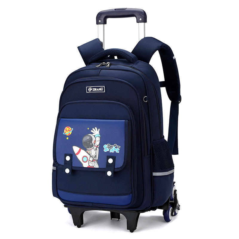 Mochila de pescado natural para niños, escolares de primaria para niños, 1 - 3 - 6 grados, caja de tracción, mochila de niños, escaleras impermeables