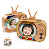 children Milk tooth Anniversary girl Replaced Tooth Collection boxes wooden  Deciduous box boy television Save Anniversary