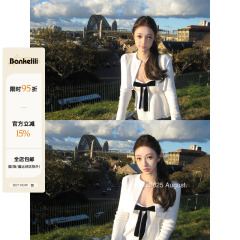 板栗可可Bankelili'古堡少女'针织开衫外套吊带套装初秋穿搭上衣
