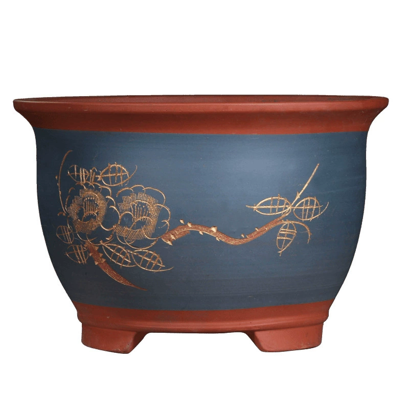 Extra large flowerpot, ceramic big high boots