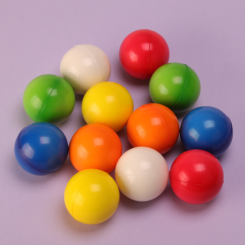 Cross-border bestseller 6.3 full-print smooth PU foam stress ball, can be printed with logo, children's toy for stress relief