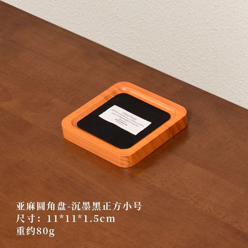 实木珠宝首饰托盘戒指手镯项链看货盘饰品桌面收纳展示盘吊坠|undefined