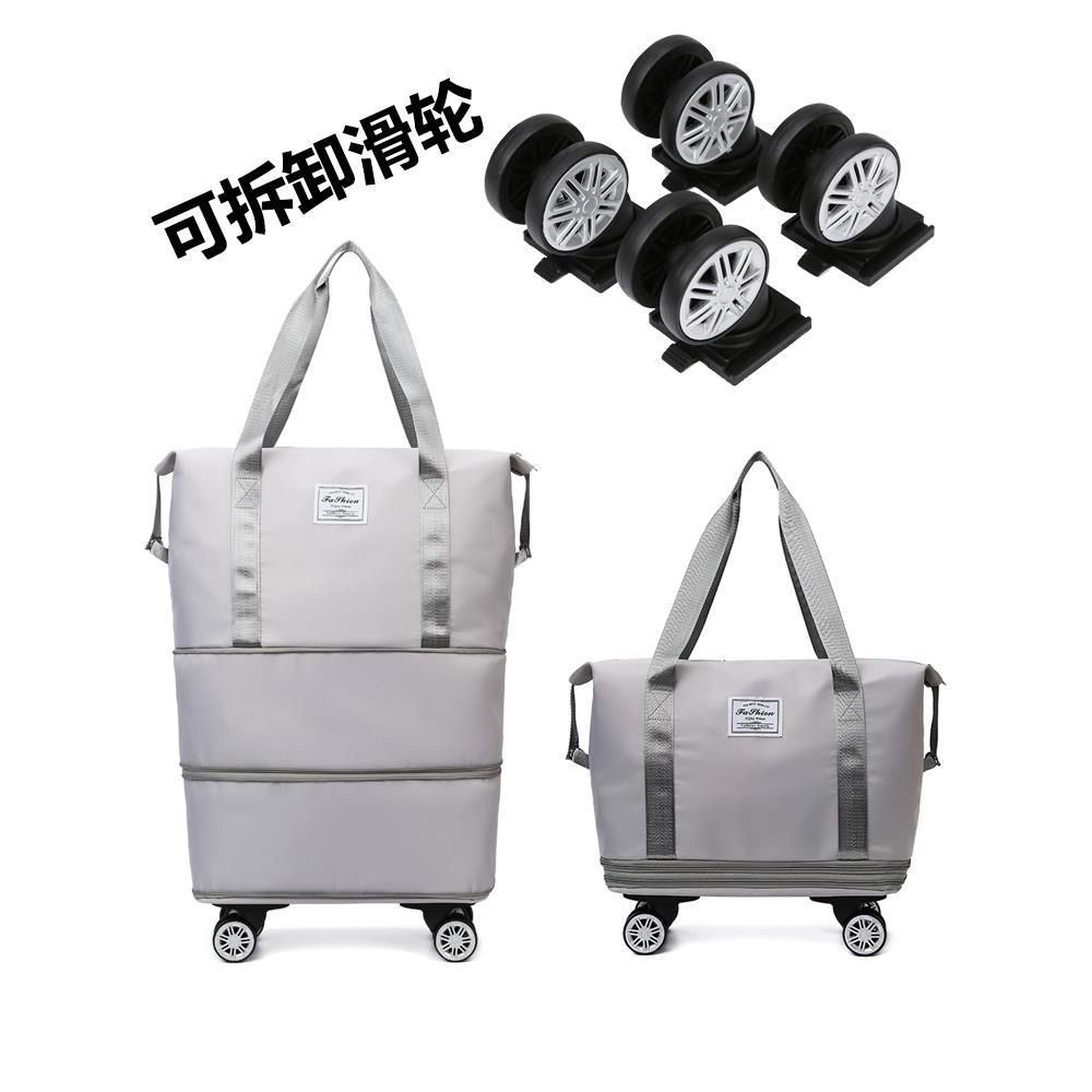 Bolsa de viaje de gran capacidad portátil de gran capacidad polea bolsa de equipaje impermeable en espera de producción bolsa de viaje de negocios corta distancia