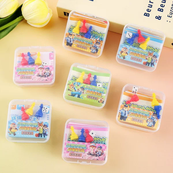 Animal City Educational Game Board Children's Parent-Child Interactive Toy Board Game Early Education Enlightenment Fun Board Game Gift