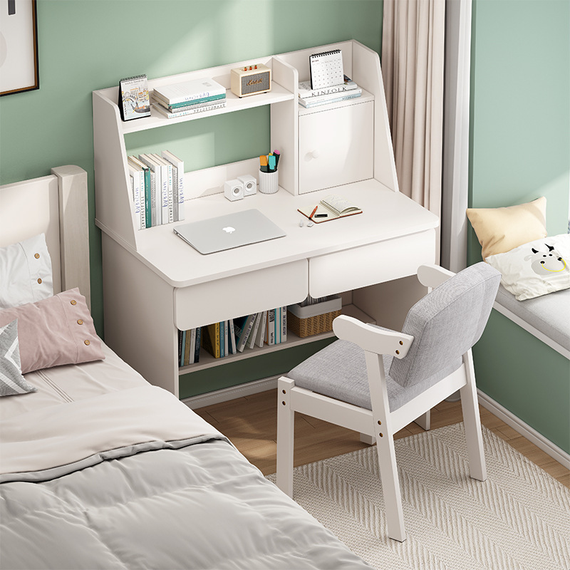 Desk Bookshelf Integrated Desk Computer Desk Simple Home Desk Girl's Bedroom Writing Desk Simple Office Small Table Desk Bookshelf Integrated Desk Computer Desk Simple Home Desk Girl's Bedroom Writing Desk Simple Office Small Table
