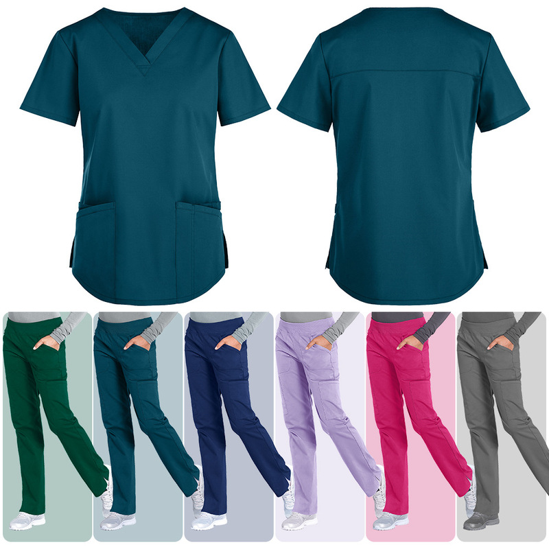 New Fashion Medical Uniforms Men and Women Nursing Scrubs Joggers Scrubs Sets Uniforms Men and Women Scrubs