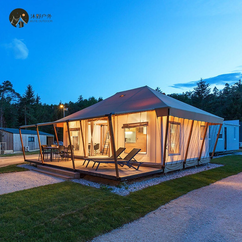 Muye al aire libre camping alojamiento tienda de campaña Hotel Gran techo carpa Hotel campamento al aire libre B & B