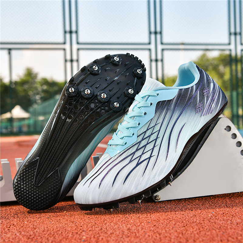 Spike Shoes, Medium and Short Running Shoes for Male and Female Students, Long Jump, Track and Field, High School Entrance Examination, Sports Competition, Professional Sprint Spike Shoes Wholesale