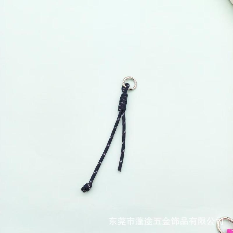 双色编织打结手机挂绳手工配件钥匙扣材料挂件玩具包包小挂饰吊绳|undefined