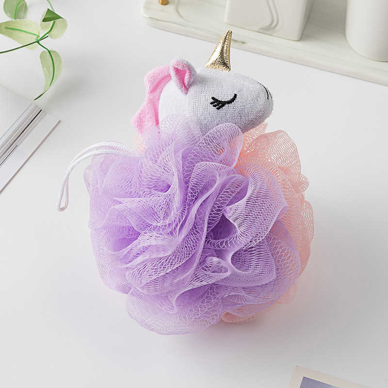 Flor de Baño de Animales de Amazon, Linda Bola de Baño de Dibujos Animados para Niños, Flor de Baño Femenina, Bola de Baño que No se Desmorona