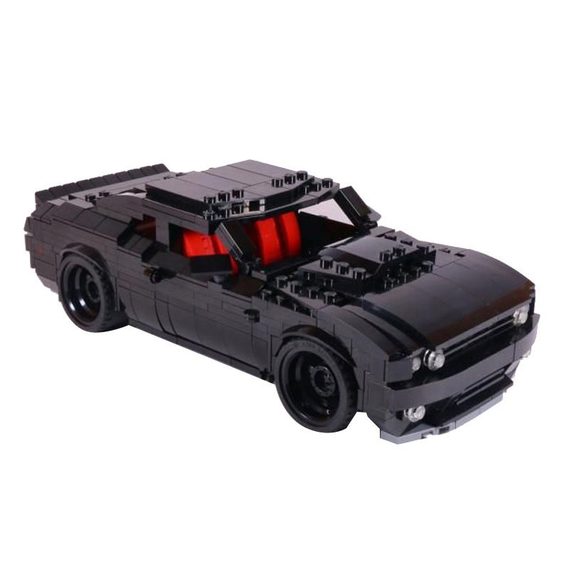 MOC building blocks compatible with Lego 3934 Dodge Challenger creative toys suit gift muscle car sports car