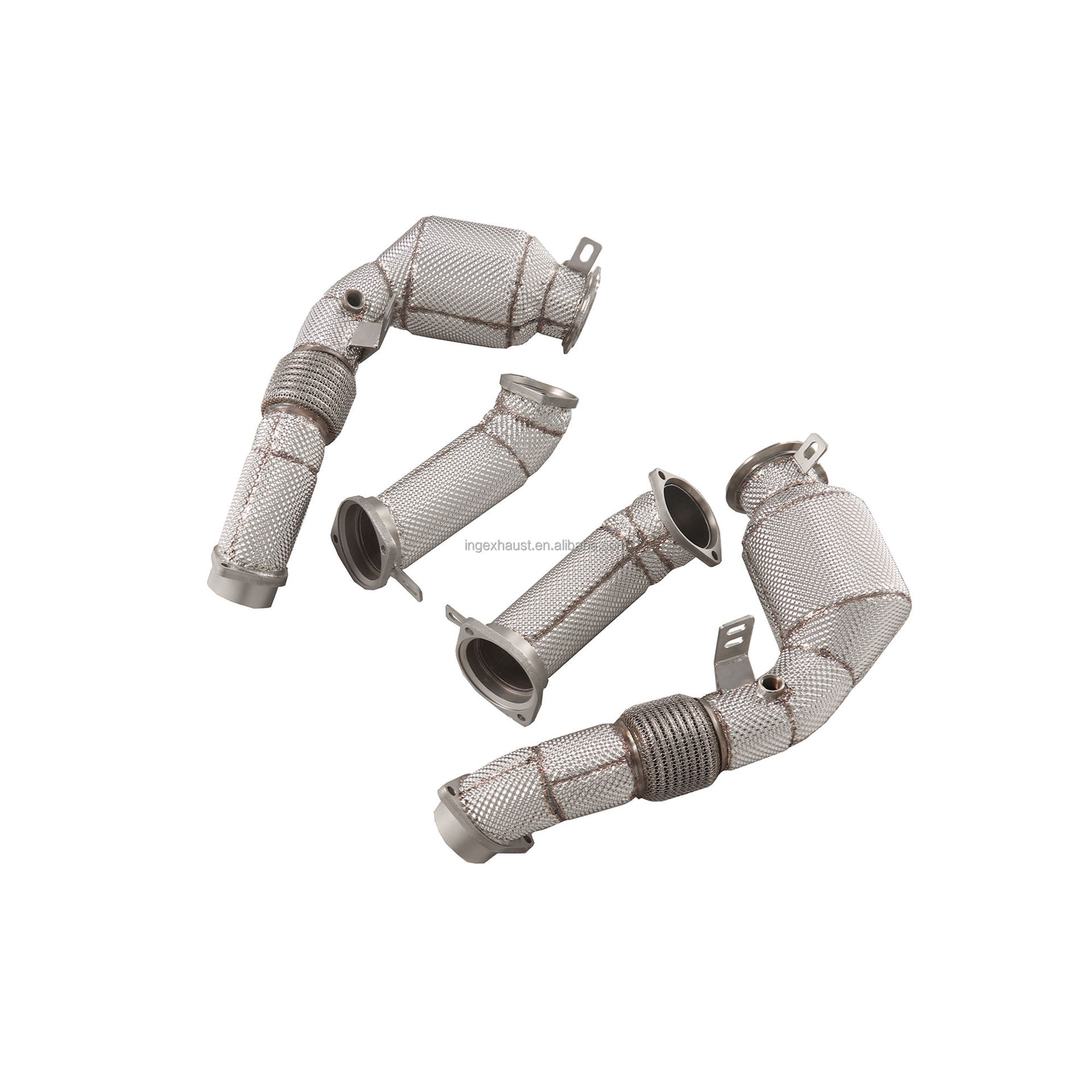 Suitable for BMW X5M X6M F95 F96 LCI titanium alloy exhaust system