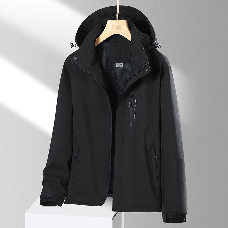 2024 primavera y otoño chaqueta de pareja delgada deportes al aire libre hombres y mujeres pareja chaqueta impermeable a prueba de viento