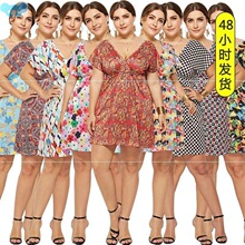 sexy women summer print Dress Casual�ļ�ӡ������ȹ