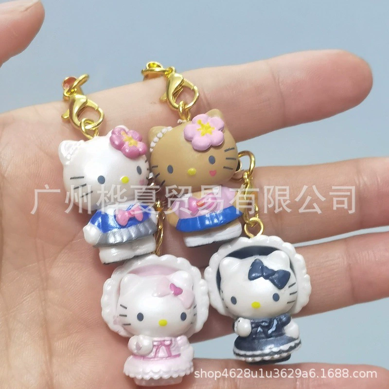 Кулон для телефона maid lolita kitty, ПВХ 2,8 см, с подарочной коробкой