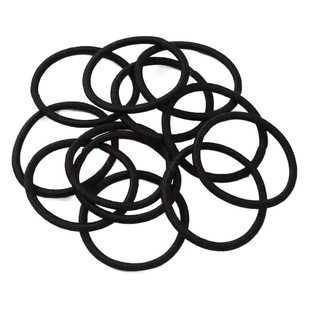 Cross border South Korea black high elastic hair band hair rope hair rope female head rope rubber band diy accessories headdress wholesale