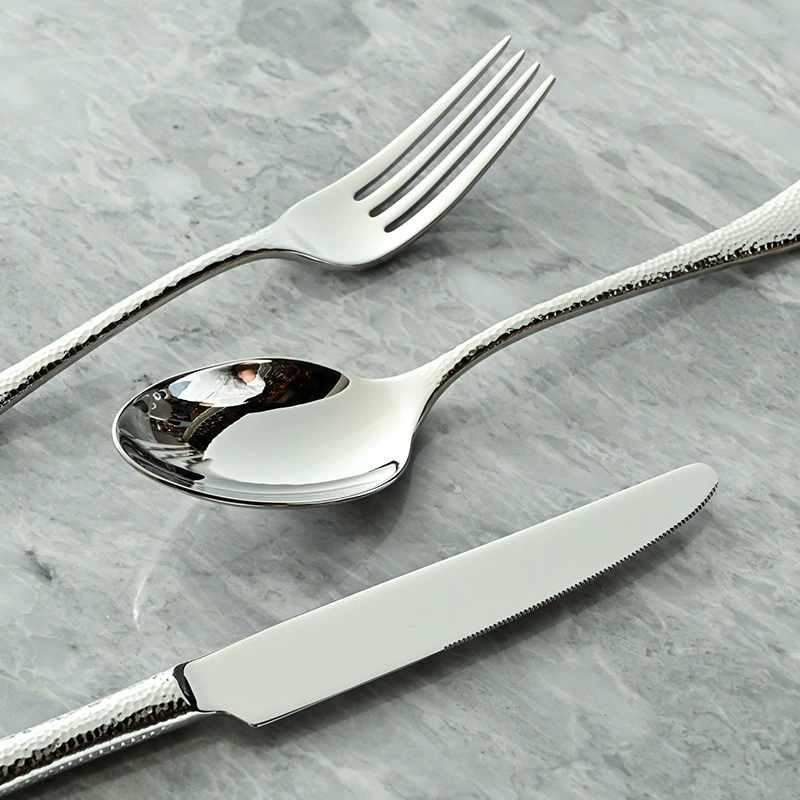 With a forged pattern tableware, set, spoon for hotel for living room