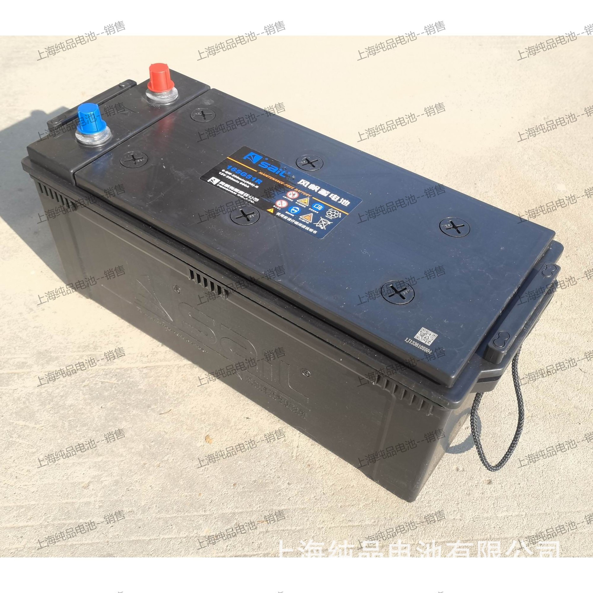 风帆SAIL165G51替代6-QW-150(900)R发电机12V150Ah铅酸免维护电瓶