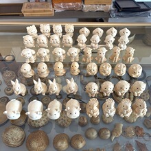 竹雕根雕十二生肖手把件文玩摆件把玩挂件挂饰工艺品手工艺手E18