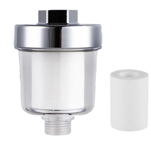Purificador de agua frontal desmontable doméstico calentador de agua de baño lavadora de ducha de ducha filtro de agua