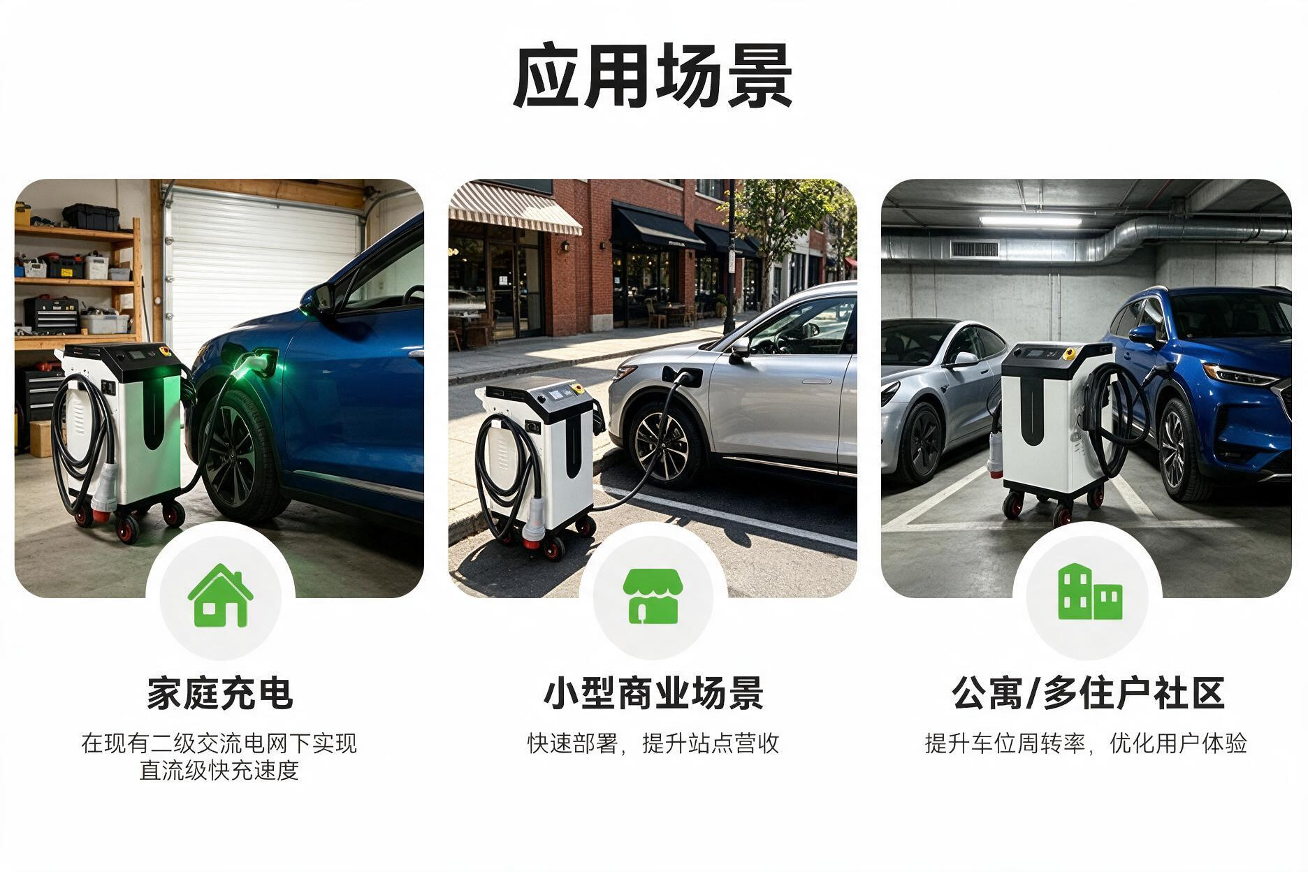 European Standard Portable Dc Mobile Charging Station 30/80Kw New Energy Outdoor Car Charging Equipment