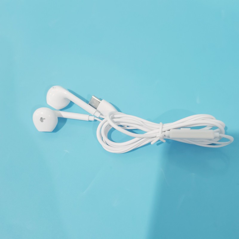 3.5 auriculares con cable de orificio redondo tipo c semi-in-in HD teléfono móvil con marca auricular fábrica al por mayor