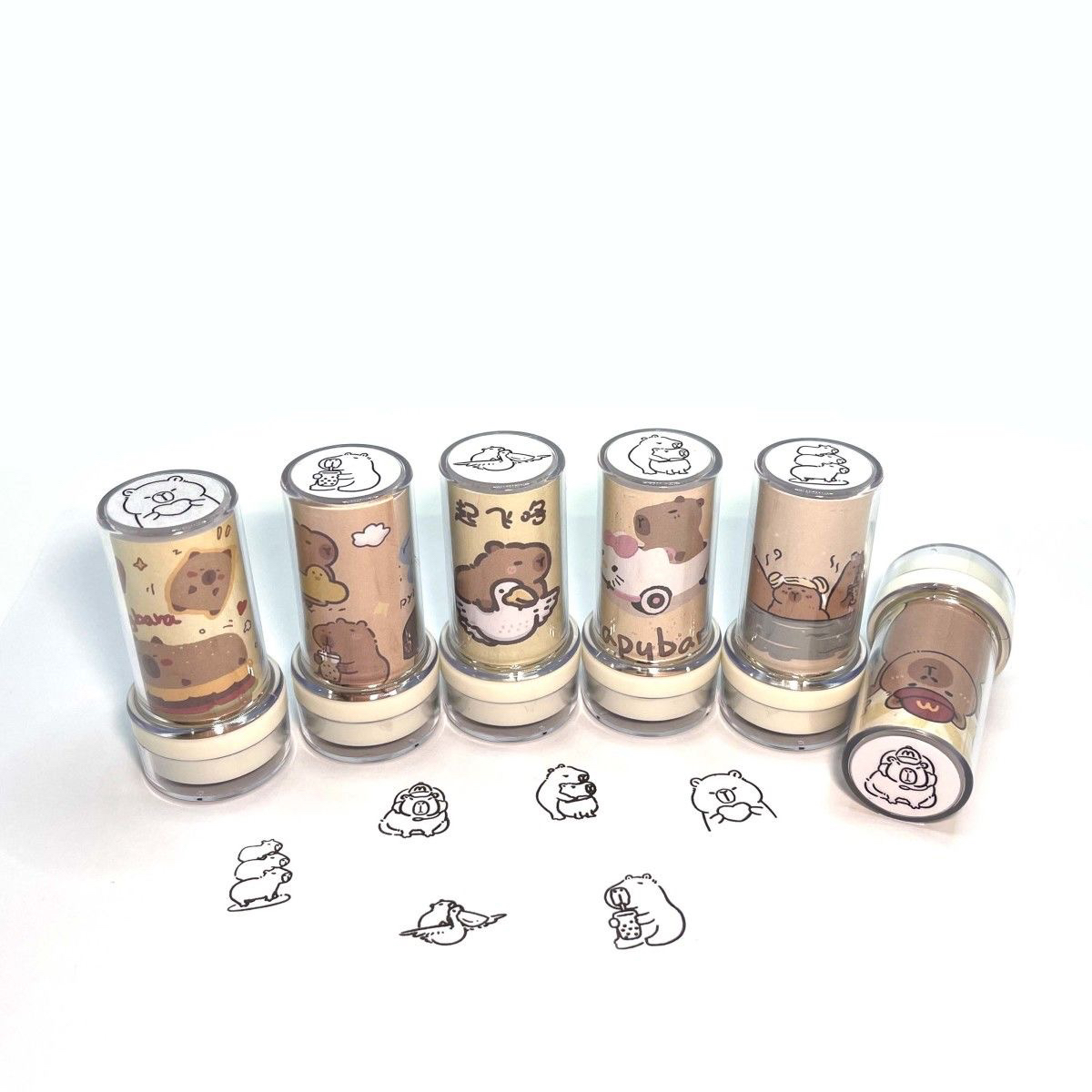 카피발라 [6개 풀세트 모두 필요] 핫스타일 (무료 프린팅 잉크)