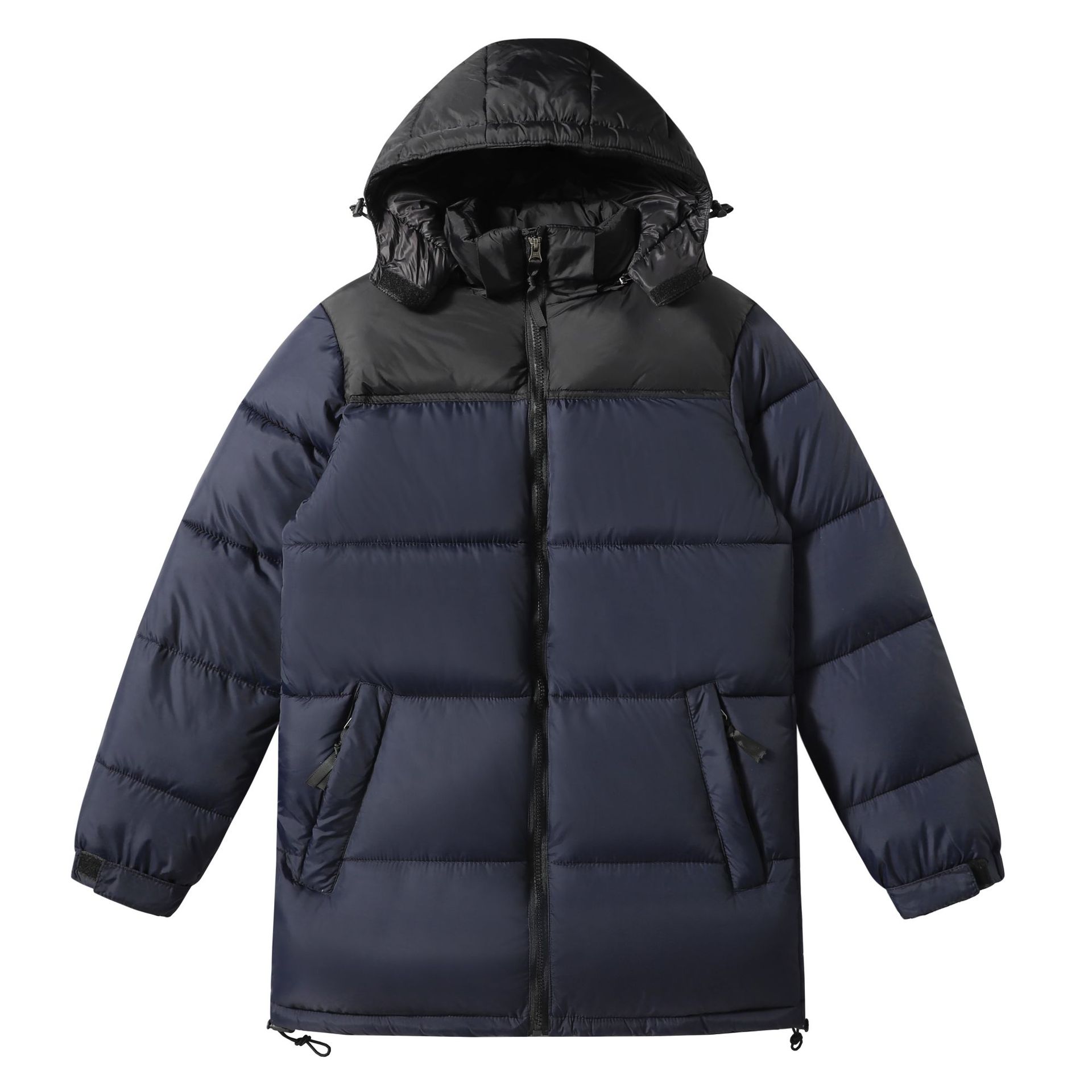 New Cotton Shirt Men's Mid Length Winter Loose Large Size Fashion Versatile Breadman Fashion Stand Up Neck Solid Color Coat_voghion.com