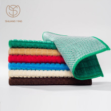 跨境银丝抹布双面超细纤维厨房家务不伤锅家务去污钢丝清洁洗碗布