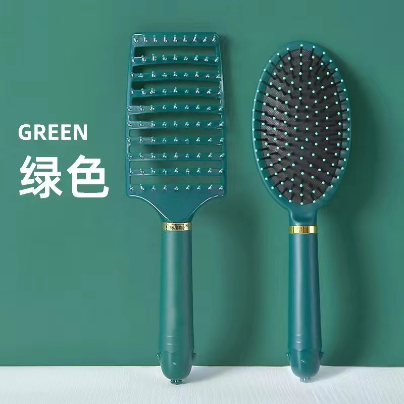 다크그린 2종세트 [갈비빗+에어쿠션빗]